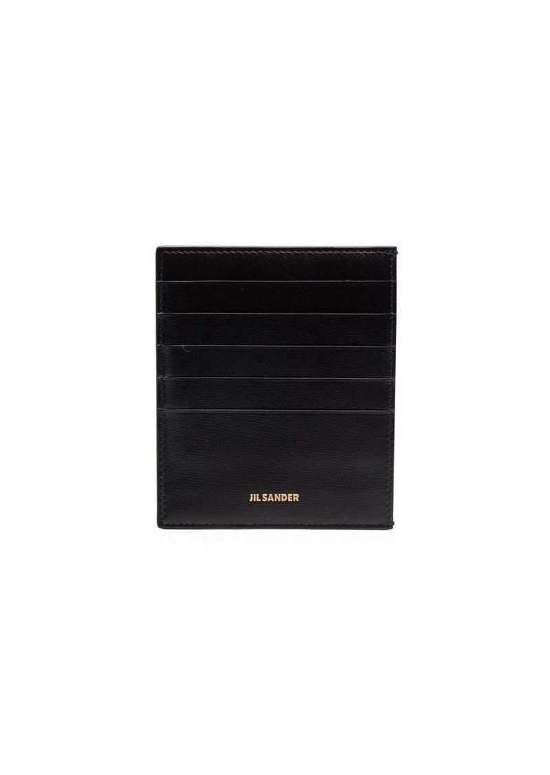 Jil Sander Vertical logo cardholder