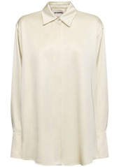 Jil Sander Viscose & Silk Twill Shirt