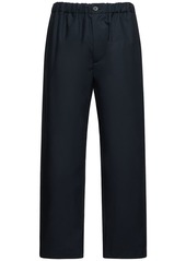 Jil Sander Water Repellent Relaxed Fit Cotton Pants