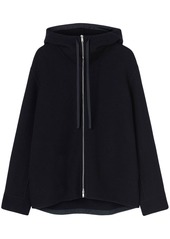 Jil Sander zip-up cashmere hooded jacket