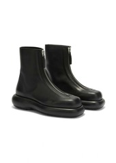 Jil Sander zip-up leather boots