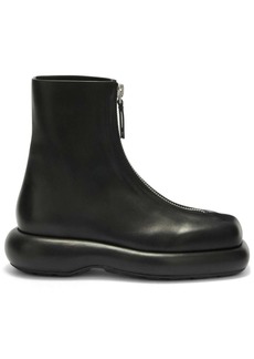 Jil Sander zip-up leather boots