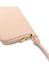 Jil Sander zip-up leather purse