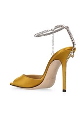 Jimmy Choo 100mm Saeda Satin Sandals