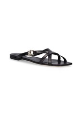 Jimmy Choo 10mm Jess Leather Slide Sandals