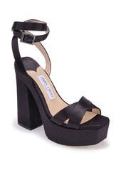 Jimmy Choo 140mm Gaia Satin Sandals