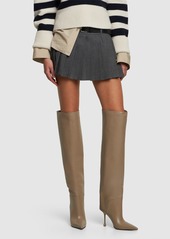 Jimmy Choo 95mm Cycas Kb Leather Knee High Boots