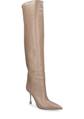 Jimmy Choo 95mm Cycas Kb Leather Knee High Boots