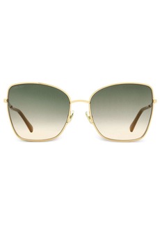 Jimmy Choo Alexis glitter-detail sunglasses