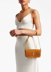 Jimmy Choo Avenue bead-embellished mini shoulder bag