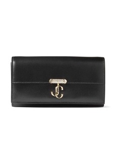 Jimmy Choo Avenue leather chain wallet