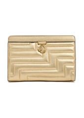 Jimmy Choo Avenue Quilted Metallic Pouch