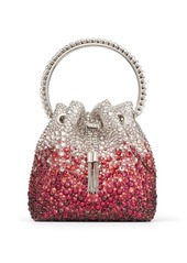 Jimmy Choo Bon Bon crystal-embellished bucket bag