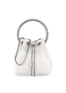 Jimmy Choo Bon Bon Crystal Embellished Top Handle Bag