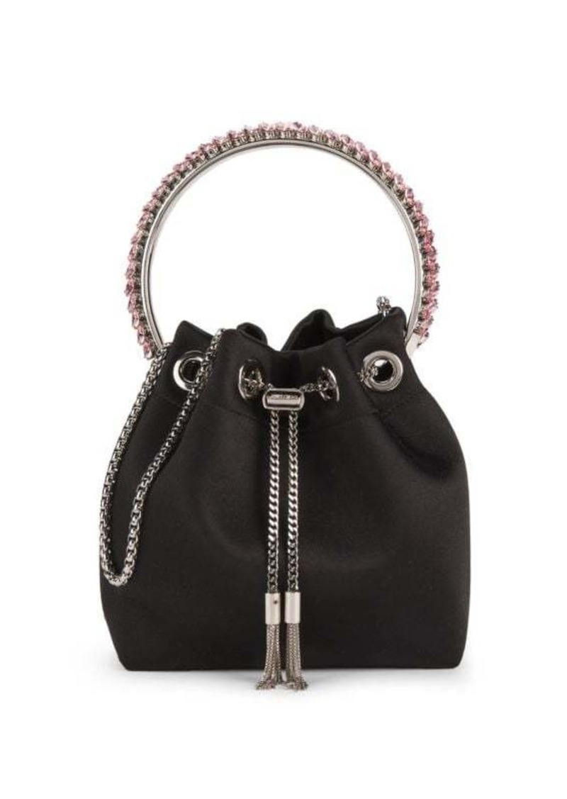 Jimmy Choo Bon Bon Embellished Bucket Bag