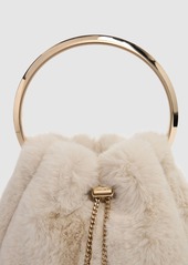 Jimmy Choo Bon Bon Faux Fur Top Handle