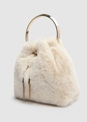 Jimmy Choo Bon Bon Faux Fur Top Handle