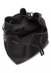 Jimmy Choo Bon Bon Leather Bucket Bag