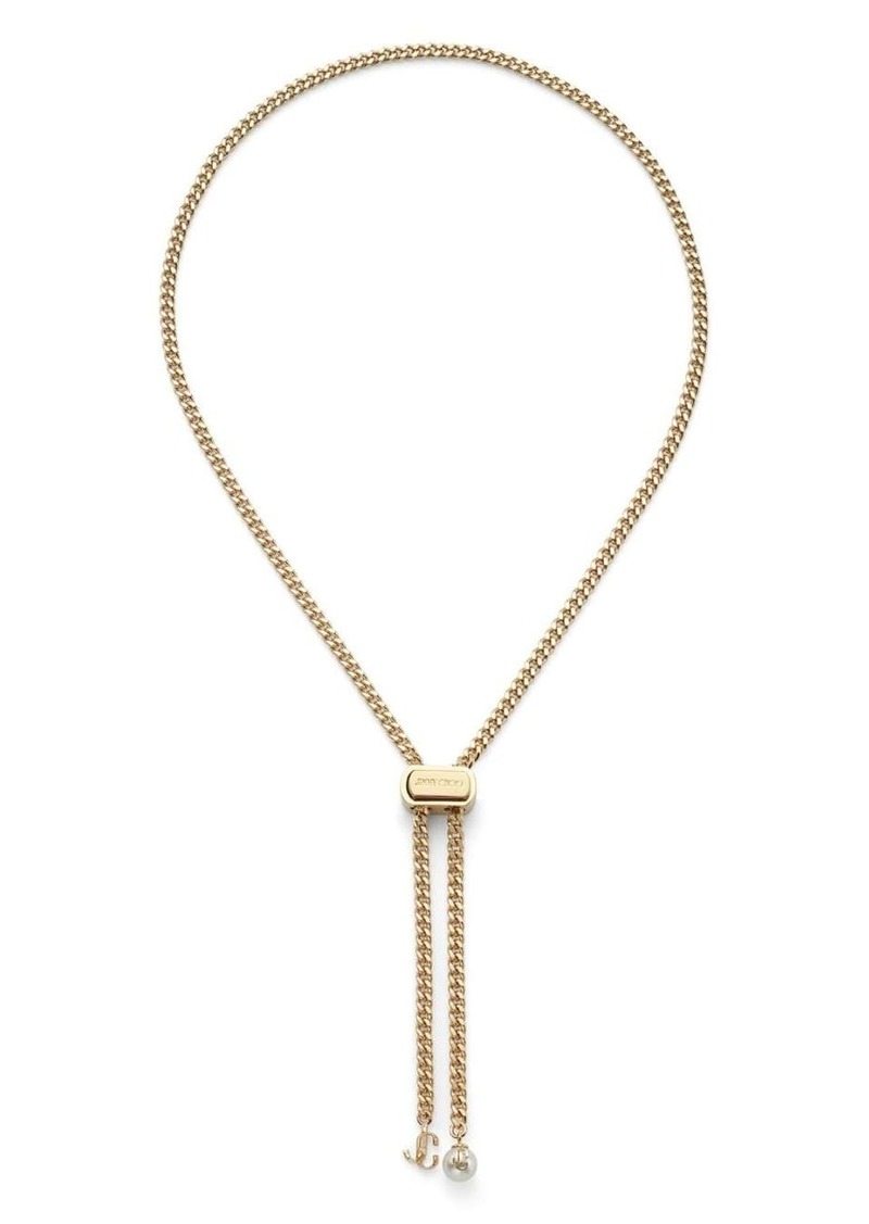 Jimmy Choo Bon Bon pearl-detail necklace