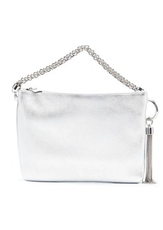 Jimmy Choo Callie metallic tassel clutch