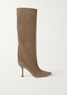 Jimmy Choo Chad 90 Suede Knee Boots
