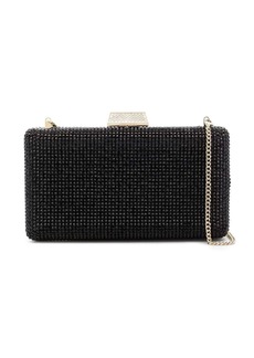 Jimmy Choo Clemmie crystal-embellished clutch