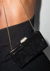 Jimmy Choo Clemmie crystal-embellished clutch