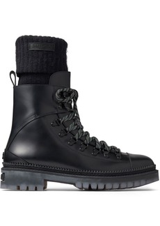 Jimmy Choo Devin leather combat boots