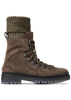 Jimmy Choo Devin suede cargo boots