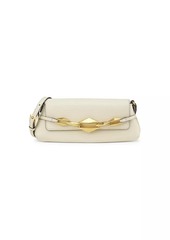 Jimmy Choo East West Lizard-Embossed Leather Shoulder Bag