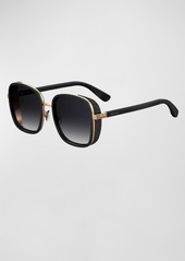 Jimmy Choo Elvas Mirrored Square Sunglasses