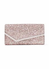 Jimmy Choo Emmie glitter clutch bag