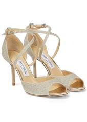 Jimmy Choo Emsy 85 glitter sandals