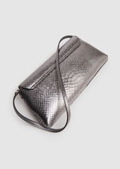 Jimmy Choo E/w Diamond Embossed Leather Bag