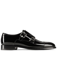 Jimmy Choo Finnion leather monk shoes
