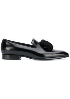 Jimmy Choo Foxley leather tassel loafers