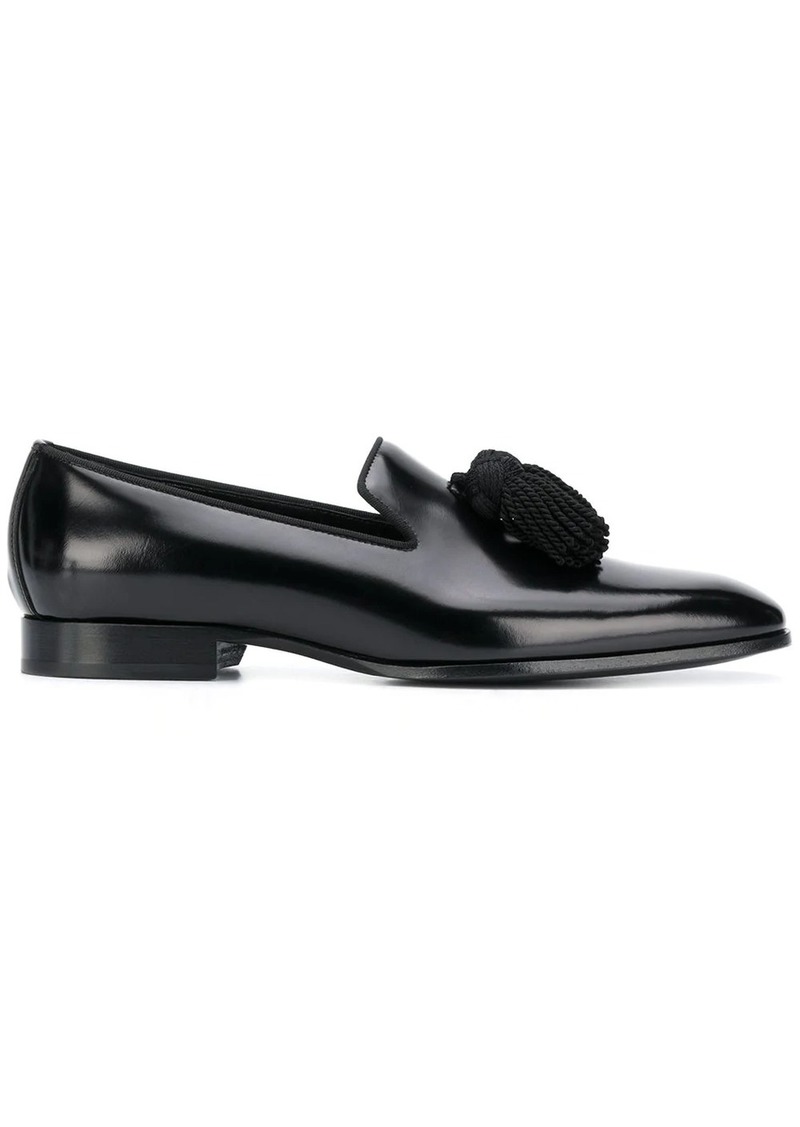Jimmy Choo Foxley tassel-detail leather loafers