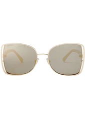 Jimmy Choo Frieda oversize double-frame sunglasses