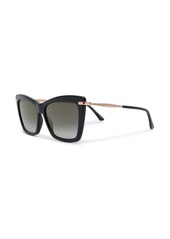 Jimmy Choo gradient oversize-frame sunglasses