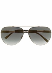 Jimmy Choo Gray pilot-frame sunglasses
