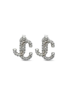 Jimmy Choo JC crystal-embellished stud earrings