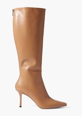 Jimmy Choo - Agathe 85 leather knee boots - Brown - EU 38