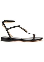 Jimmy Choo - Alodie embellished leather sandals - Black - EU 35