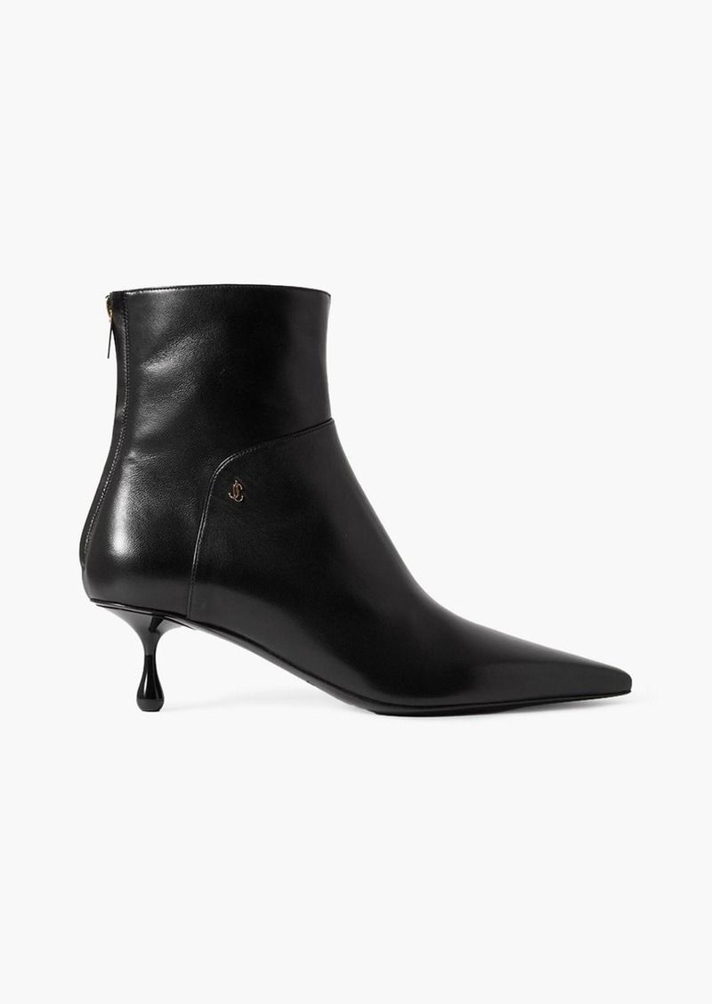 Jimmy Choo - Cycas 50 leather ankle boots - Black - EU 42