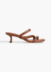 Jimmy Choo - Diosa 50 twisted leather mules - Brown - EU 37