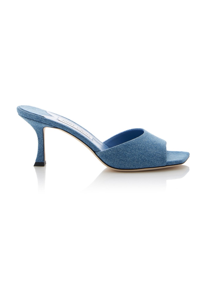 Jimmy Choo - Exclusive New Denim Mules - Blue - IT 36 - Moda Operandi