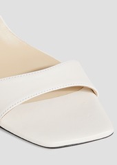 Jimmy Choo - Jago 85 embellished leather sandals - White - EU 40.5