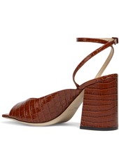 Jimmy Choo - Jassidy 85 croc-effect leather sandals - Brown - EU 35