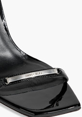 Jimmy Choo - Jaxon 95 embellished patent-leather sandals - Black - EU 34.5