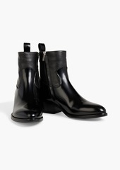 Jimmy Choo - Jesse glossed-leather ankle boots - Black - EU 35